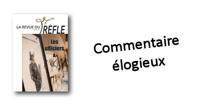 "Quel plaisir de lire la revue . . ."