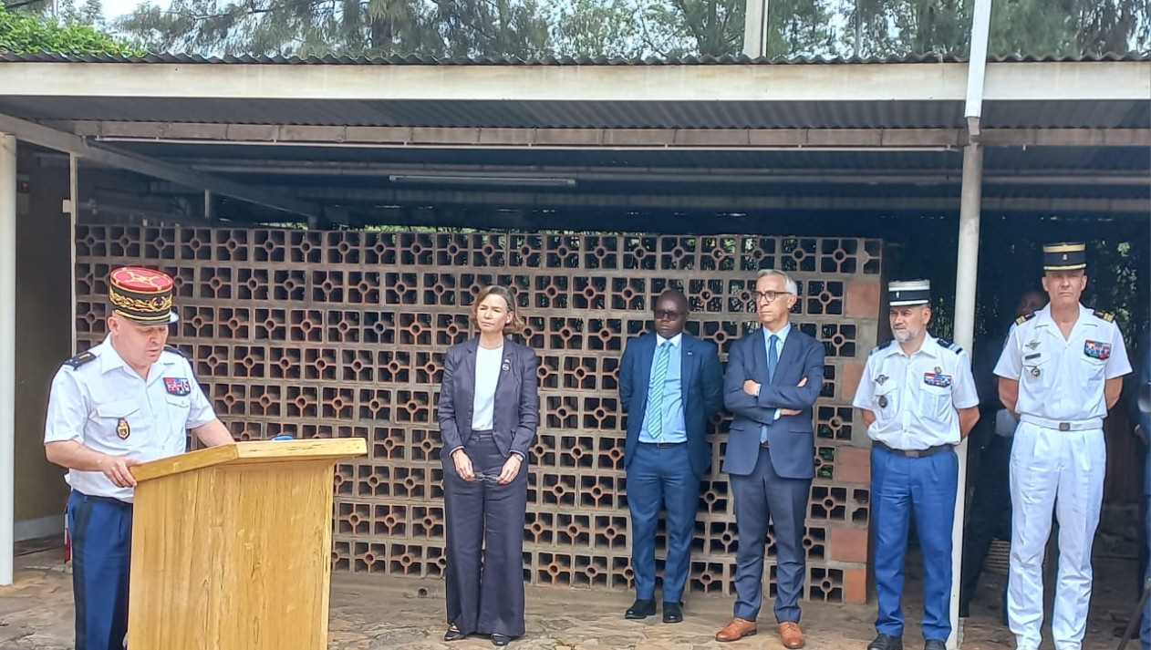 Cérémonie commémorative en l’honneur des deux gendarmes tombés en mission au Rwanda